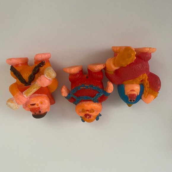 Vintage Lot 6 My Pet Monster Man PVC Figures 1986 Soma - Picture 7 of 10